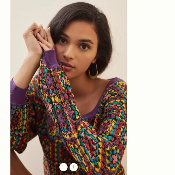 FARM Rio Multicolor Patterned Sweater - Picture 12 of 12